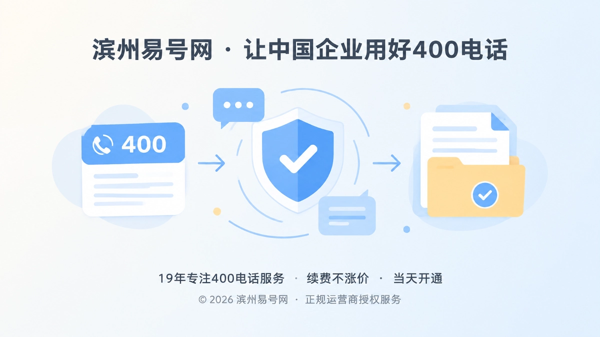 2026年400电话诚实守信指南：让服务承诺可核验