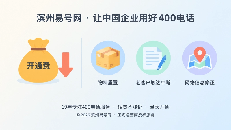 开通费与隐性成本左右对比的扁平化示意图